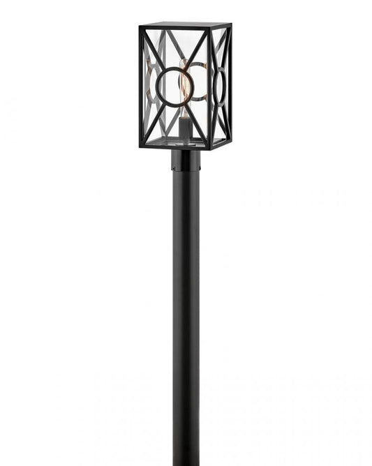 Hinkley Brixton Medium Post Top Or Pier Mount Lantern Black