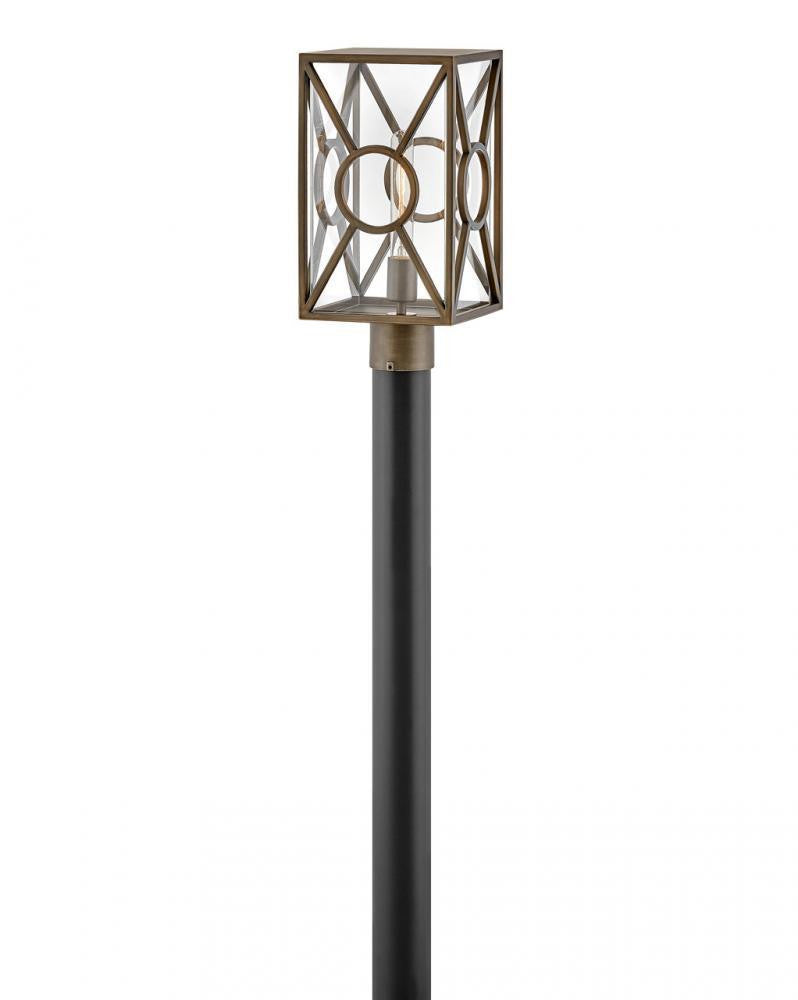Hinkley Brixton Medium Post Top Or Pier Mount Lantern Burnished Bronze