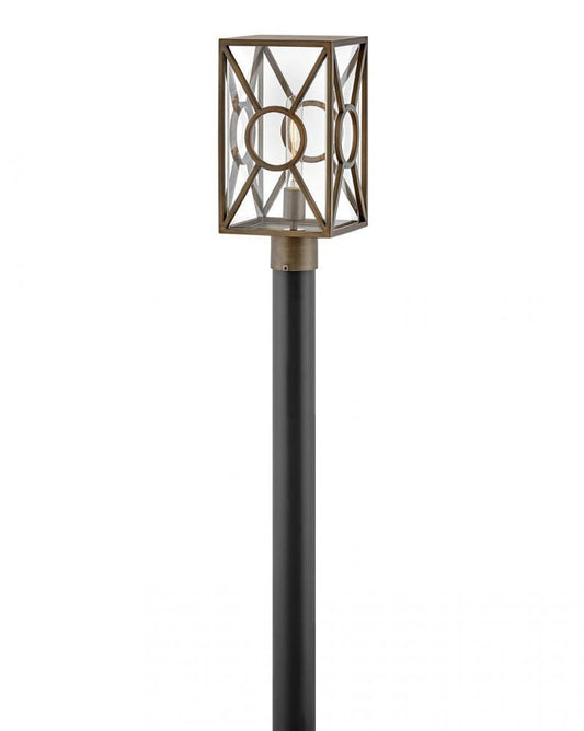 Hinkley Brixton Medium Post Top Or Pier Mount Lantern Burnished Bronze