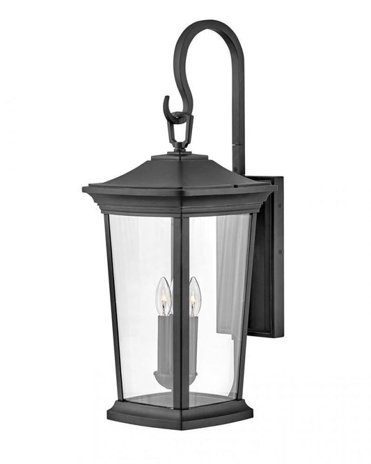 Hinkley Bromley Outdoor Wall Lantern Aluminum, Black, Museum Black
