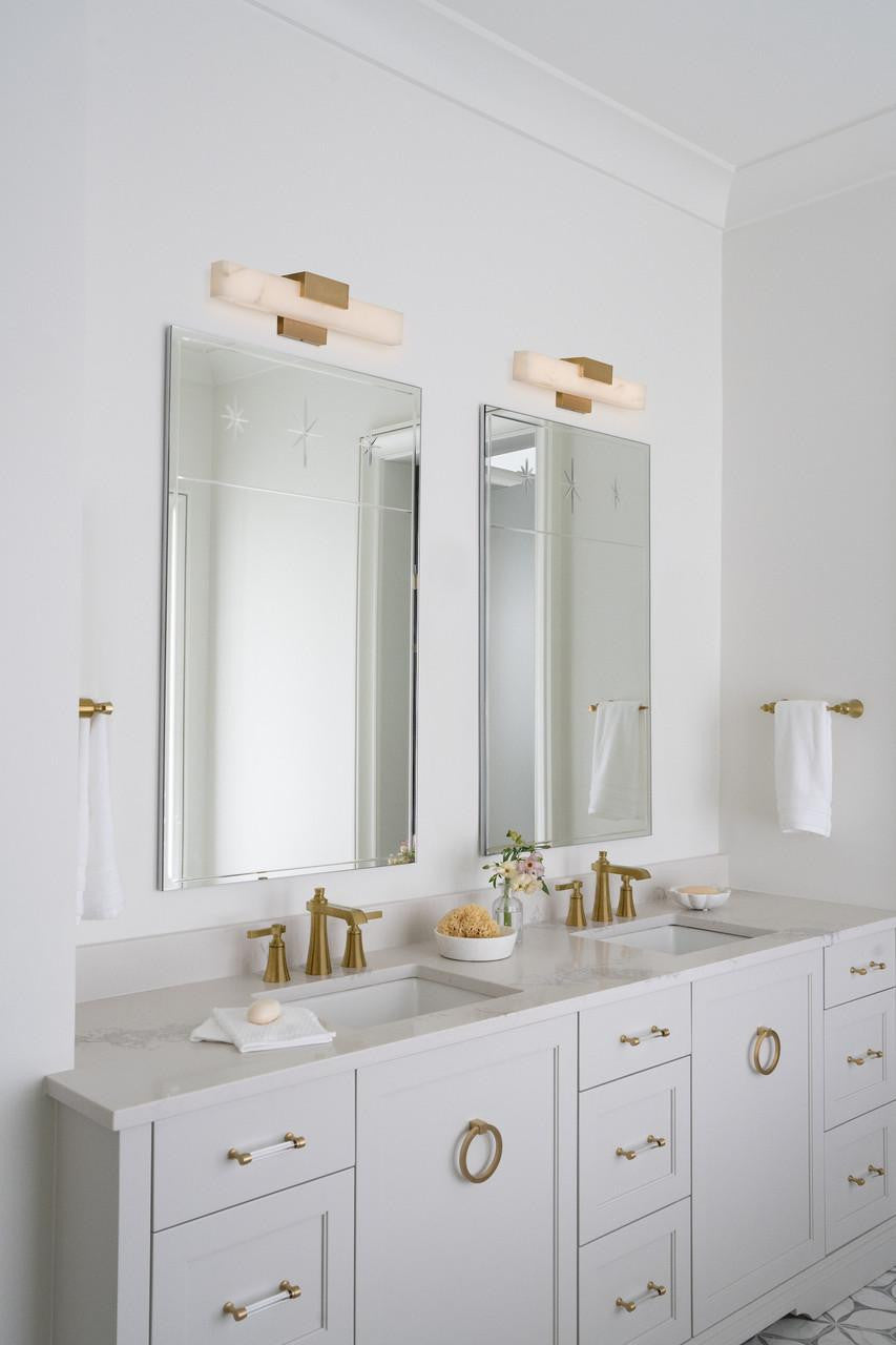 Hinkley Cadiz Medium LED Vanity Heritage Brass