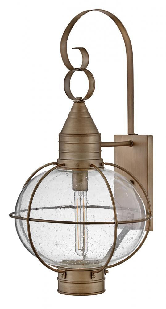 Hinkley Cape Cod Large Wall Mount Lantern Burnished Bronze 13.5"W x 26.75"H x 15.0"L