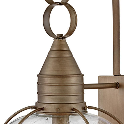 Hinkley Cape Cod Large Wall Mount Lantern Burnished Bronze 13.5"W x 26.75"H x 15.0"L