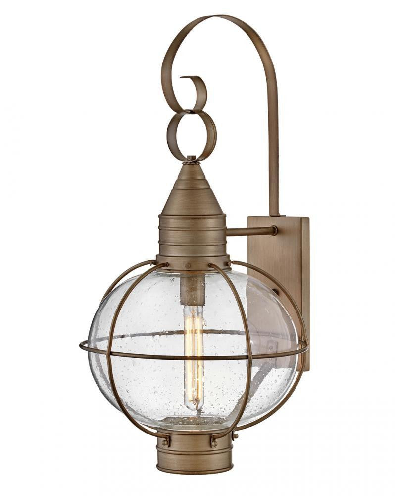 Hinkley Cape Cod Large Wall Mount Lantern Burnished Bronze 13.5"W x 26.75"H x 15.0"L