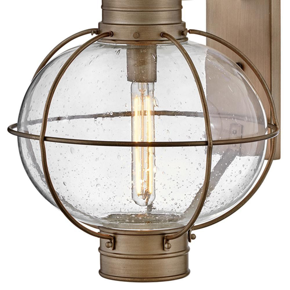 Hinkley Cape Cod Large Wall Mount Lantern Burnished Bronze 13.5"W x 26.75"H x 15.0"L