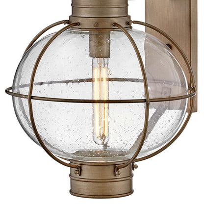 Hinkley Cape Cod Large Wall Mount Lantern Burnished Bronze 13.5"W x 26.75"H x 15.0"L