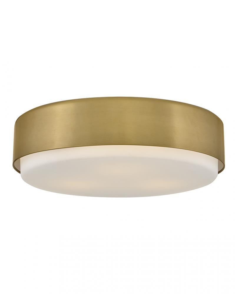 Hinkley Cedric Medium Flush Mount Lacquered Brass