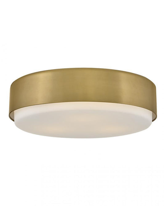 Hinkley Cedric Medium Flush Mount Lacquered Brass