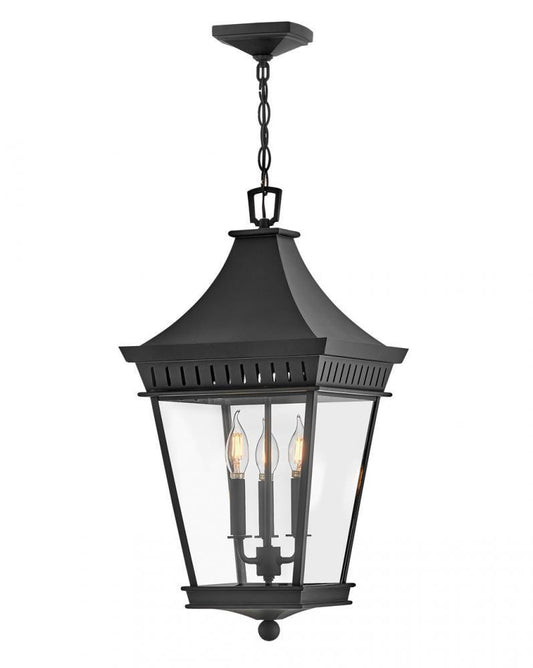 Hinkley Chapel Hill Large Hanging Lantern Museum Black