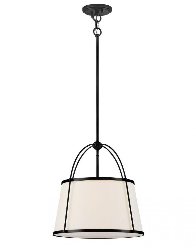 Hinkley Clarke Large Drum Pendant Black