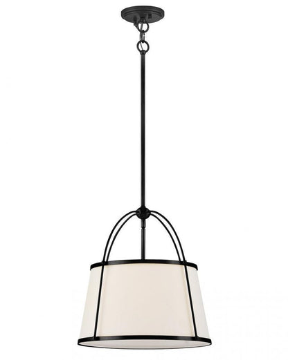 Hinkley Clarke Large Drum Pendant Black