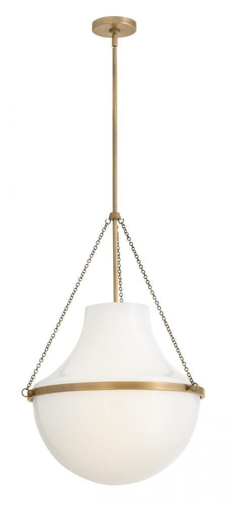 Hinkley Collins Large Pendant Heritage Brass