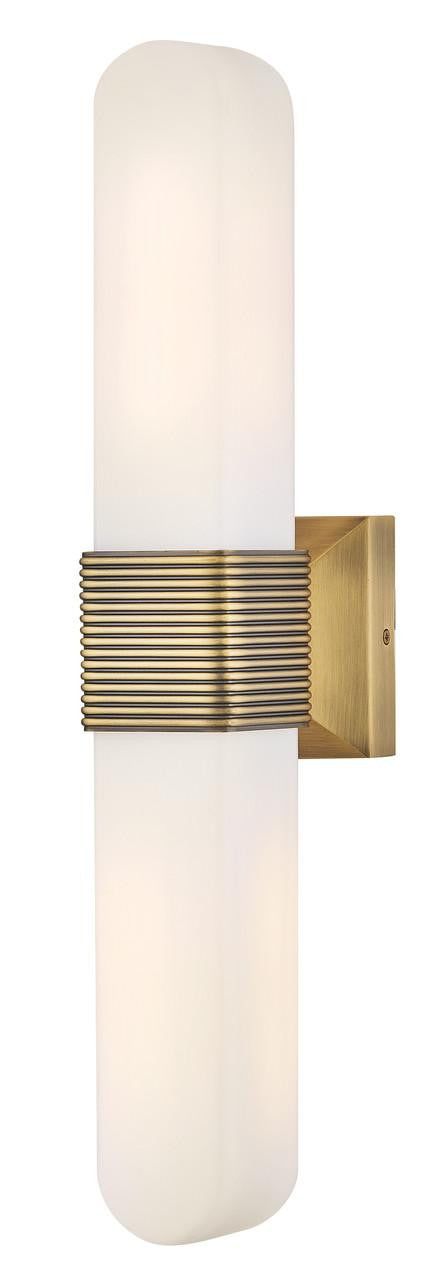 Hinkley Cotes Large LED Sconce Lacquered Brass