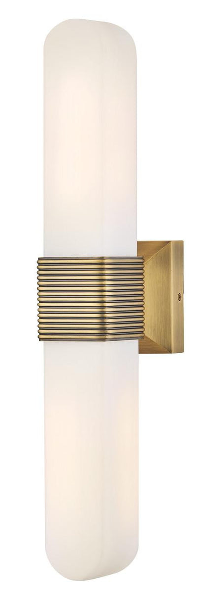 Hinkley Cotes Large LED Sconce Lacquered Brass