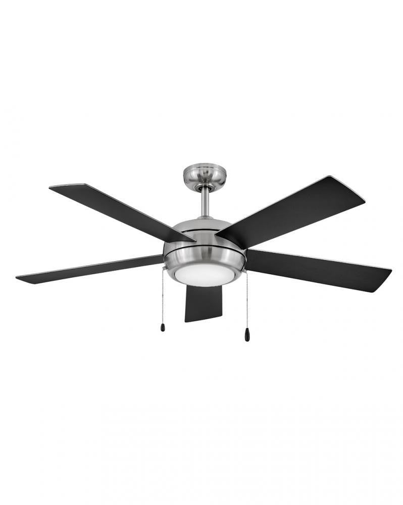 Hinkley Croft Ceiling Fan 5-Blade Nickel, Steel, Brushed Nickel