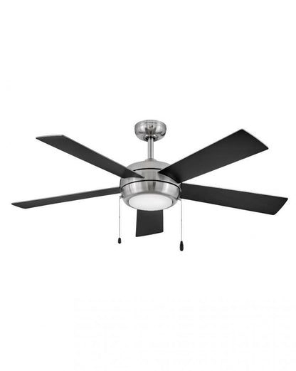 Hinkley Croft Ceiling Fan 5-Blade Nickel, Steel, Brushed Nickel