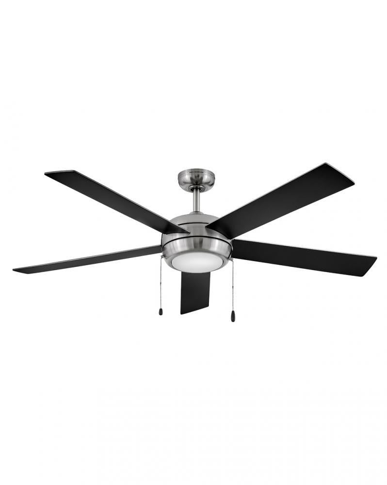 Hinkley Croft Ceiling Fan 5-Blade Nickel, Steel, Brushed Nickel
