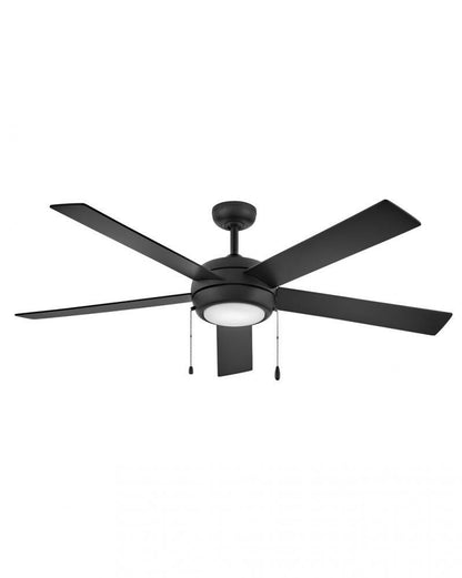 Hinkley Croft Ceiling Fan 5-Blade Steel, Matte Black
