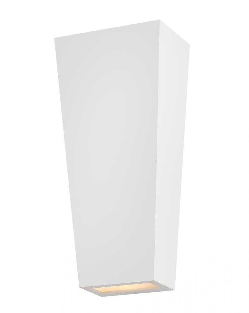 Hinkley Cruz Large Wall Mount Lantern Textured White