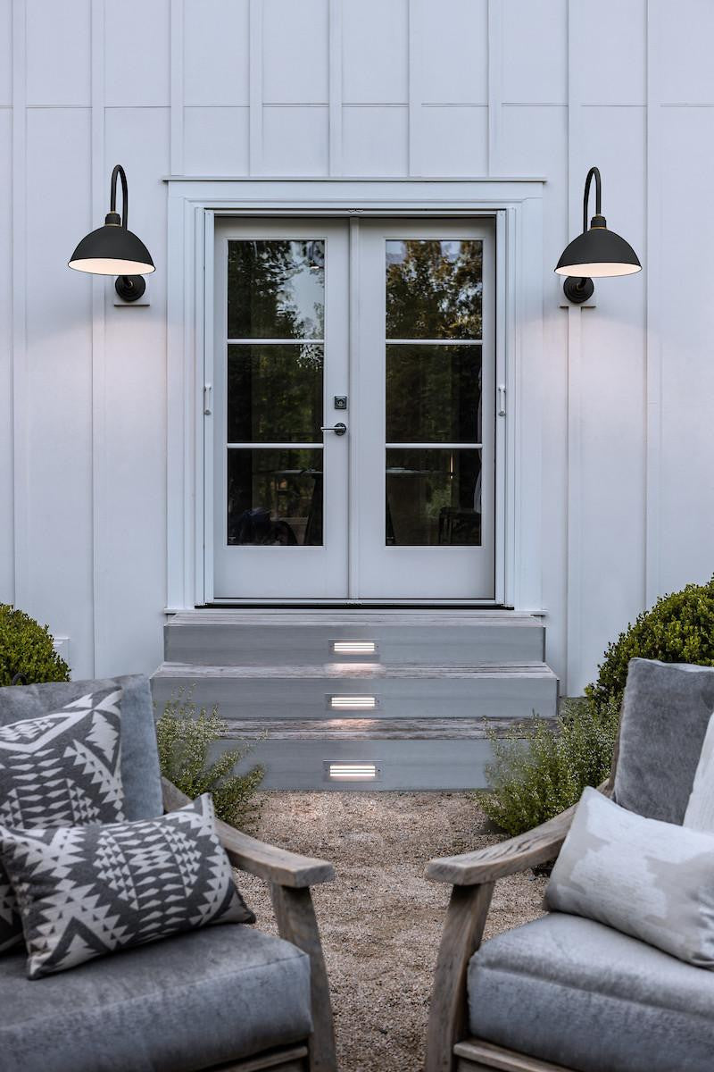 Hinkley Dash  Louvered Brick Light Large, LED, Stainless Steel, 10"W (15335SS 9U5AH)