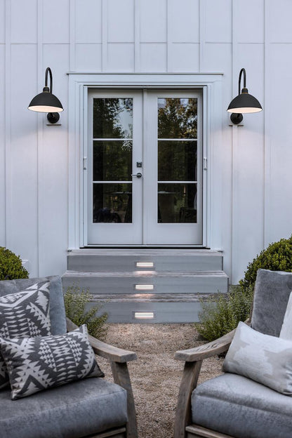 Hinkley Dash  Louvered Brick Light Large, LED, Stainless Steel, 10"W (15335SS 9U5AH)