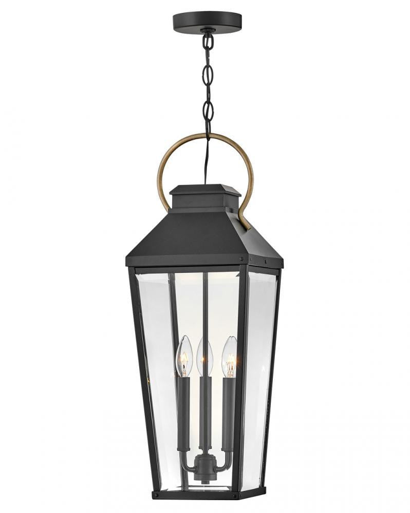 Hinkley Dawson Large Hanging Lantern Black