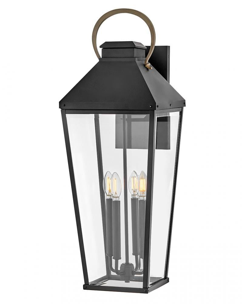 Hinkley Dawson Large Wall Mount Lantern Black