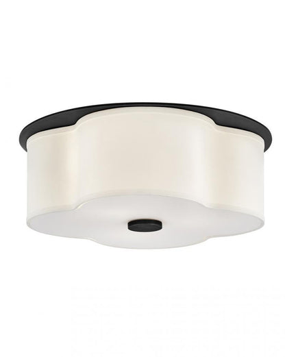Hinkley Delaney Medium Flush Mount Black 20.0"W x 8.25"H x 20.0"L