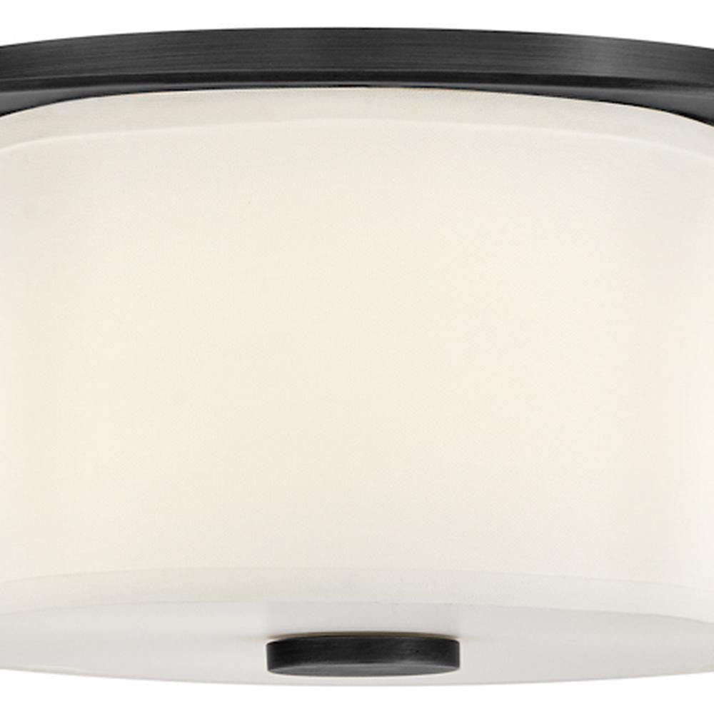 Hinkley Delaney Medium Flush Mount Black 20.0"W x 8.25"H x 20.0"L