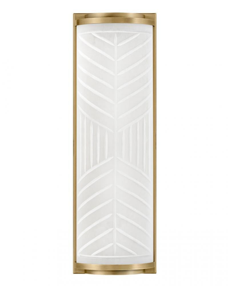 Hinkley Devon Medium Bath Sconce Lacquered Brass