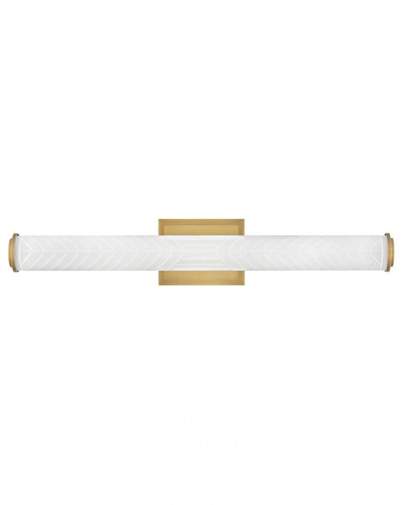 Hinkley Devon Medium LED Vanity Lacquered Brass