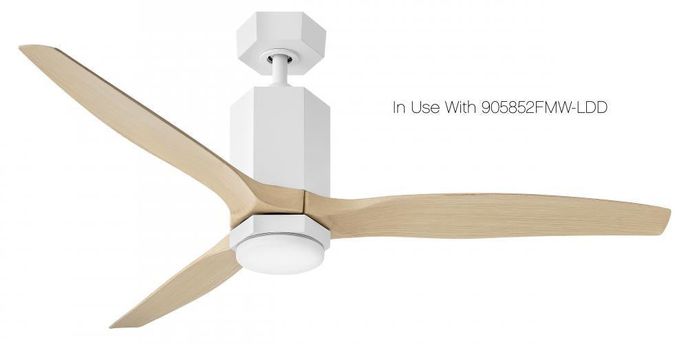 Hinkley Downrod Kit Facet Matte White