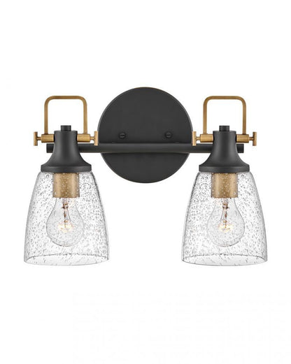 Hinkley Easton Bath Vanity Light Black, Steel