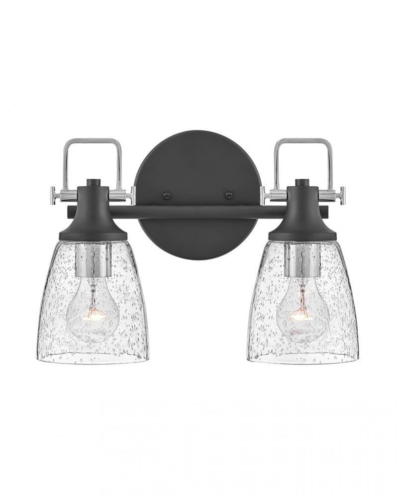 Hinkley Easton Bath Vanity Light Black, Steel