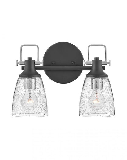 Hinkley Easton Bath Vanity Light Black, Steel