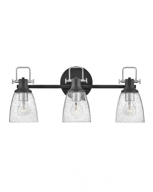 Hinkley Easton Bath Vanity Light Black, Steel