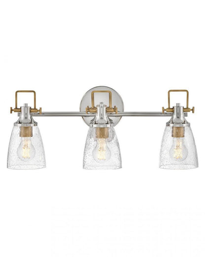 Hinkley Easton Medium Three Light Vanity Polished Nickel