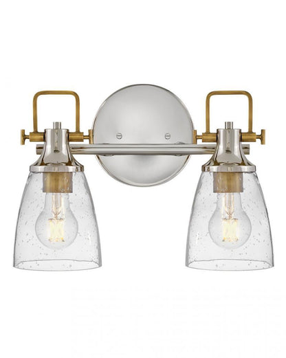 Hinkley Easton Small Two Light Vanity Polished Nickel