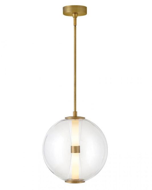 Hinkley Elin Medium Globe Pendant Lacquered Brass