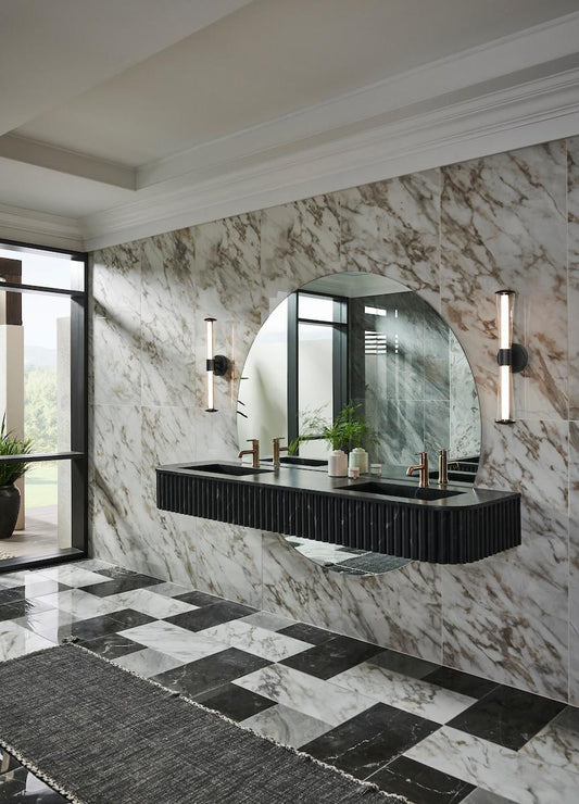 Hinkley Elin Medium LED Vanity Lacquered Brass