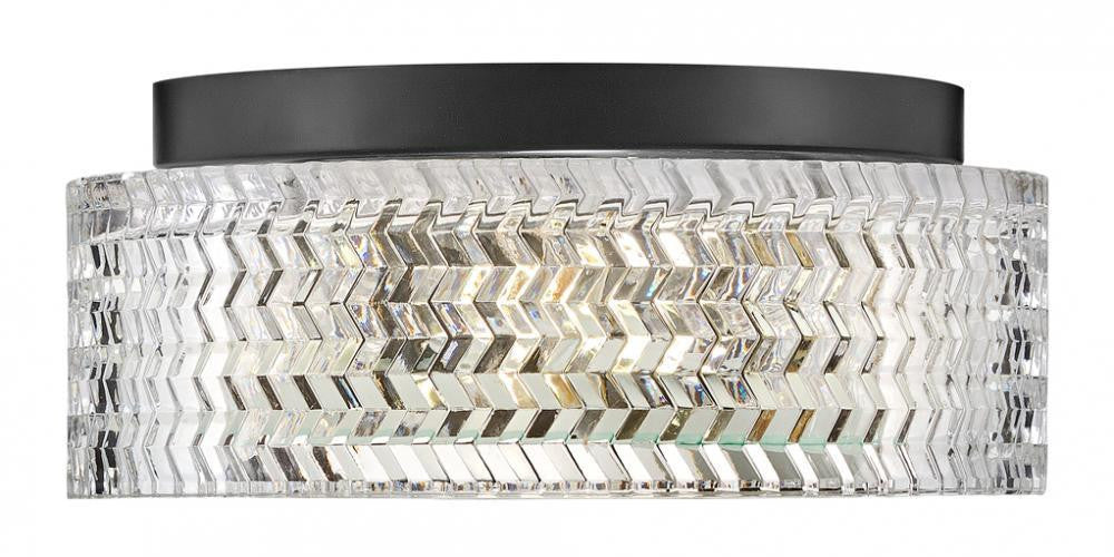 Hinkley Elle Small Flush Mount Black