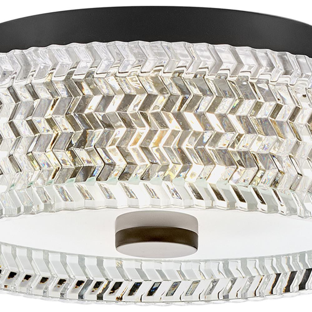 Hinkley Elle Small Flush Mount Black