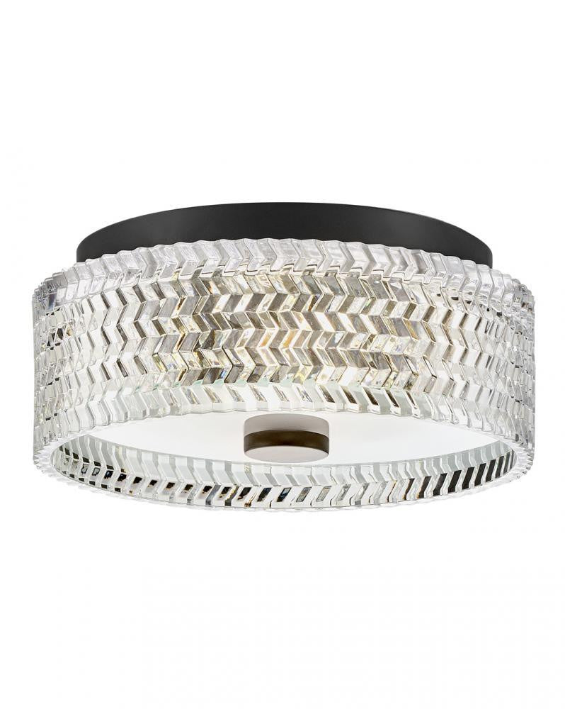 Hinkley Elle Small Flush Mount Black