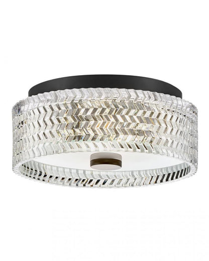 Hinkley Elle Small Flush Mount Black