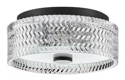 Hinkley Elle Small Flush Mount Black