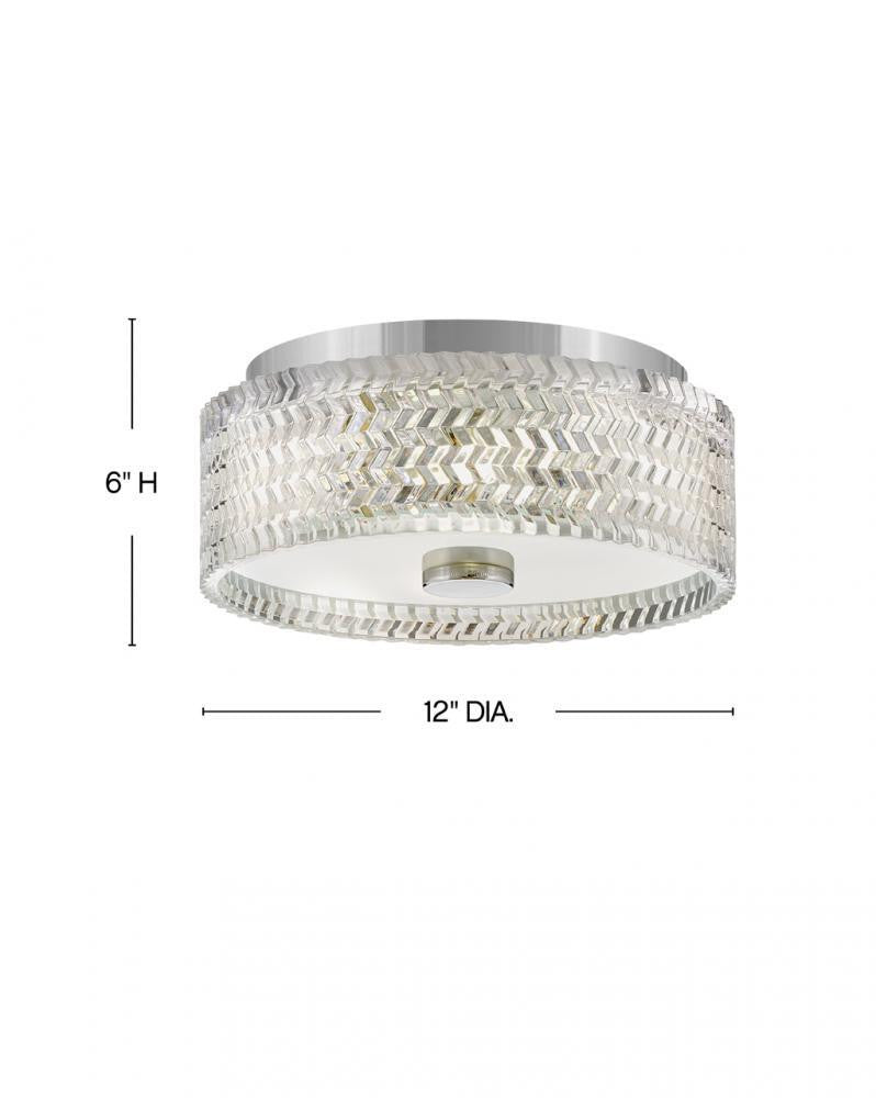 Hinkley Elle Small Flush Mount Chrome