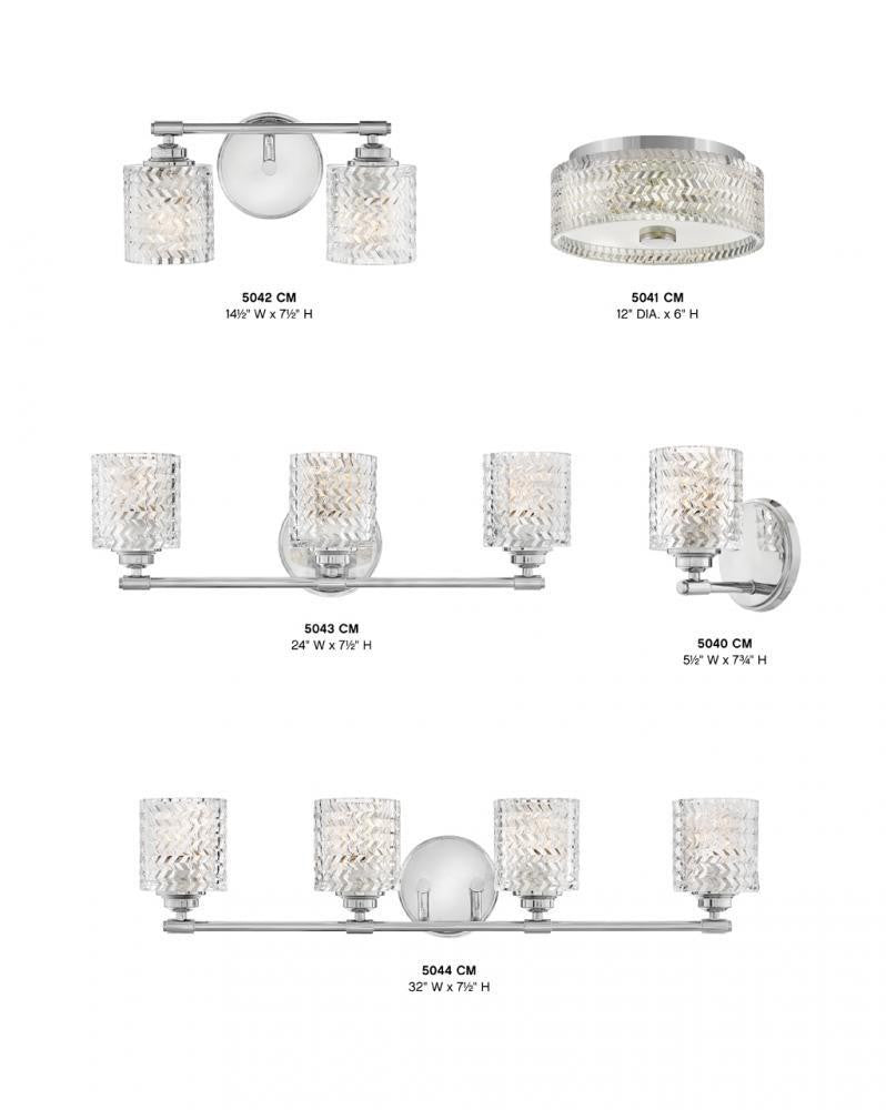 Hinkley Elle Small Flush Mount Chrome