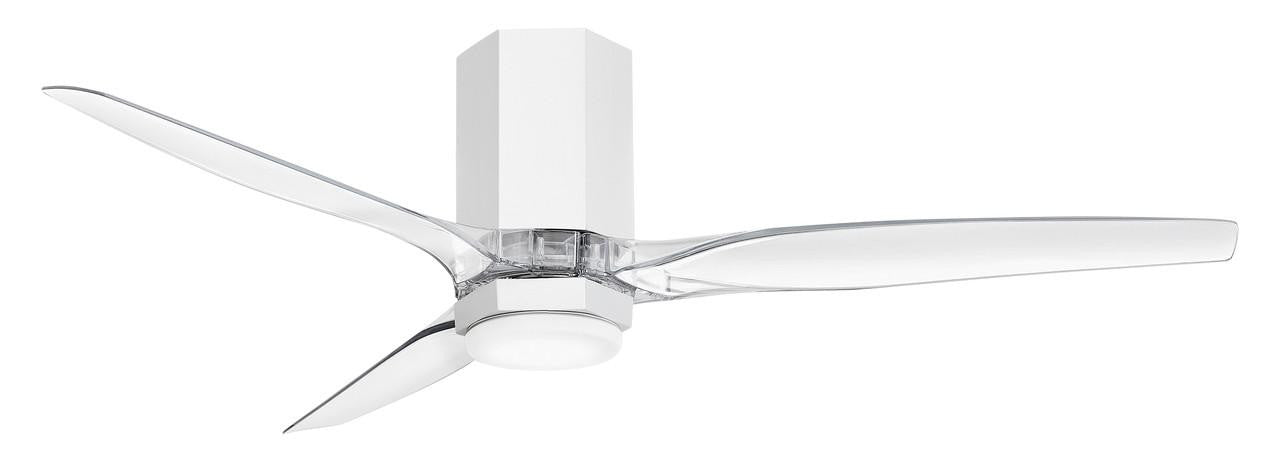 Hinkley Facet 52 LED Smart Fan Weathered Wood