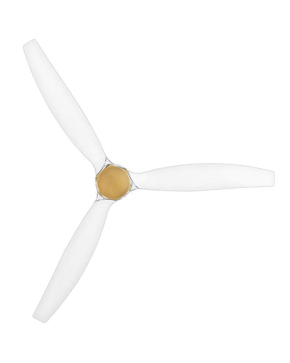 Hinkley Facet 60" LED Smart Fan Heritage Brass