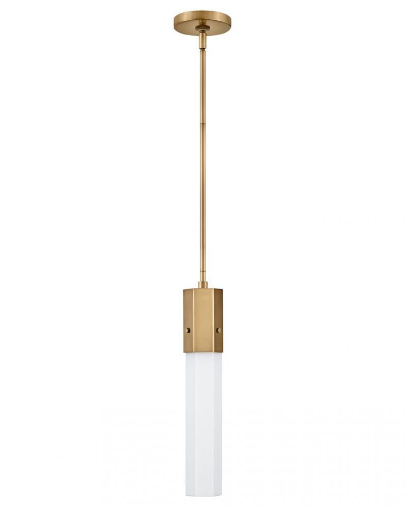 Hinkley Facet Extra Small Pendant Heritage Brass